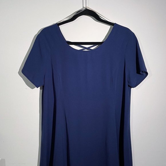 Lush | NAVY SUMMER DRESS - Picture 1 of 3